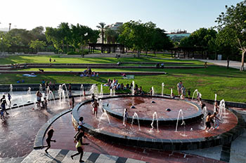 Water Fun at the Musical Fountain